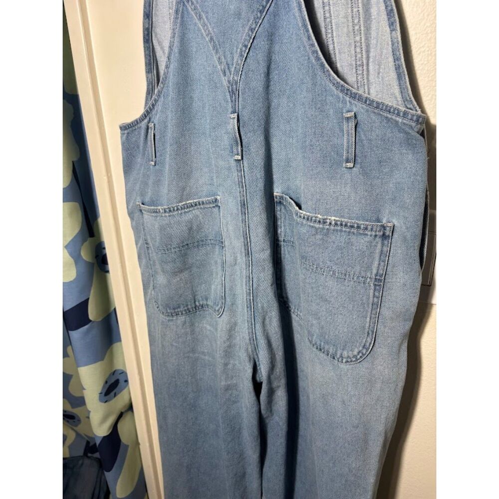 Citizens of Humanity Christie Wide Leg Overalls Denim Medium Summer Capsule Bibs - Picture 5 of 5
